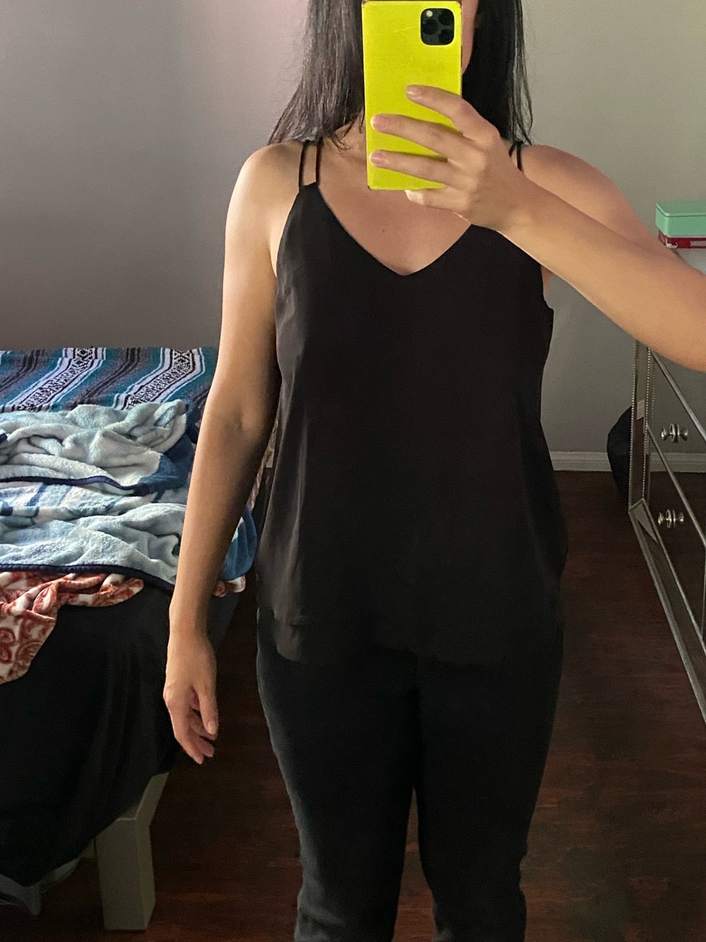Ann Taylor Flow Tank Blck
